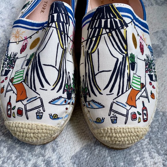Kate Spade Rooftop Espadrilles Like New - Picture 4 of 13